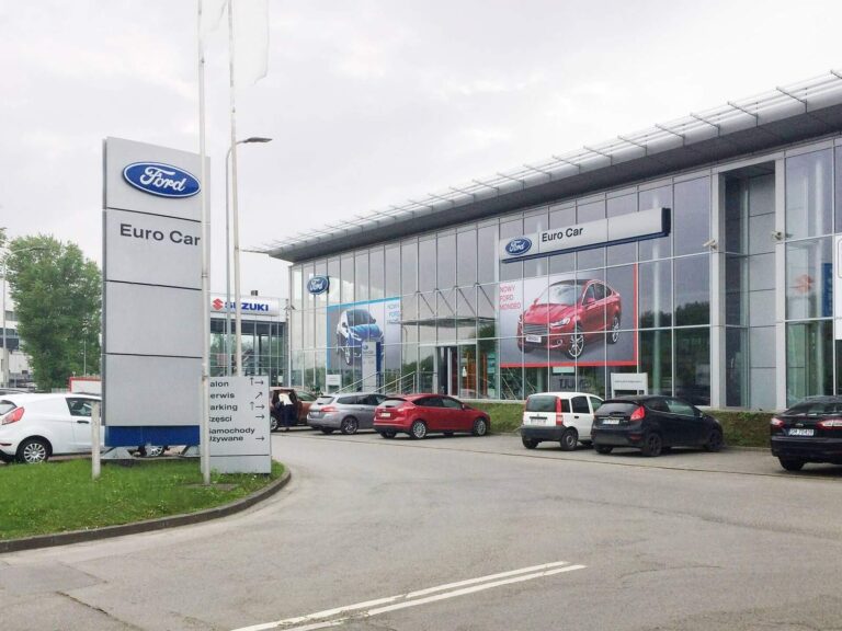 Rozbudowa salonu samochodowego EURO CAR, Kraków
