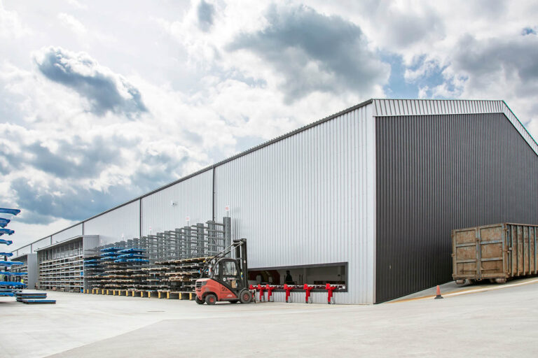 Hala magazynowo – usługowa Blachotrapez w Rabce-Zdrój