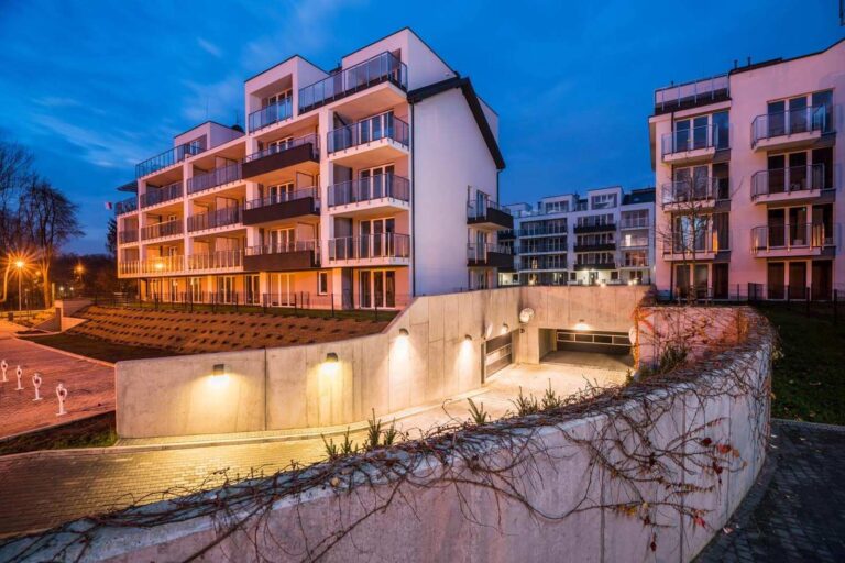 Zespół budynków wielorodzinnych z garażem podziemnym; Budynki „A” i „B” ul. Praska 34 w Krakowie