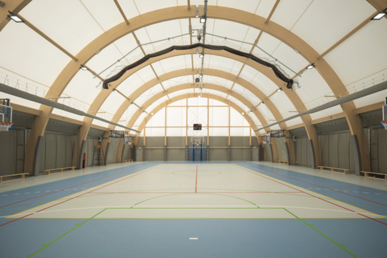 HALA SPORTOWA ŁUKOWA W BĘDKOWICACH